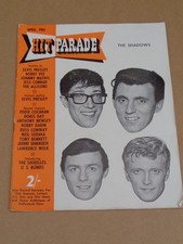 Hit Parade Magazine April 1961 Shadows cover (Elvis/Shirelles/Eddie Cochran)