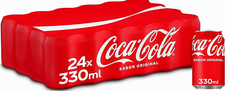 Coca-Cola Original Taste 24 x 330ml Cans Free SHIPPING