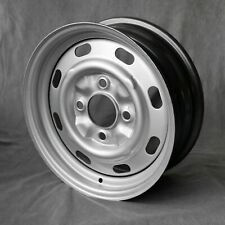 4x steel wheel 15 inch rims 4x130 with parts certificate retro classic wheels set...