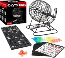 Bingo Game Set Metal Drum 75