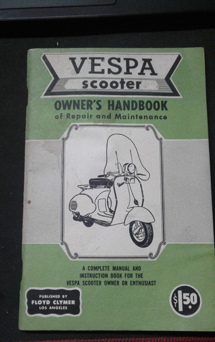 Vespa scooter owner handbook - vespa, owner's