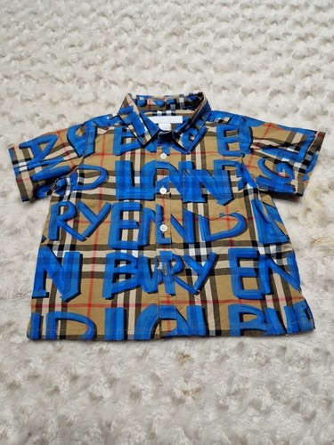 Burberry shirt baby - boy, 9