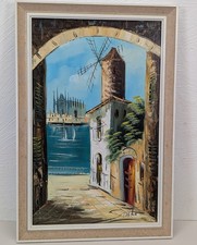 Vintage Impressionist Oil on