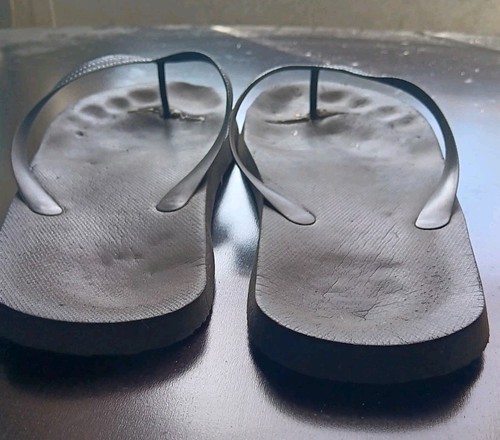 Used worn flip flops sandals - flip,