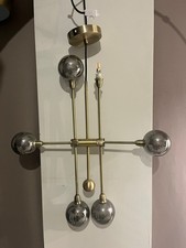 Boxed John Lewis & Partners Huxley Ceiling Light ( missing one glass shade )