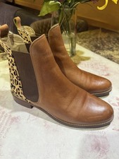 FANTASTIC JOULES - LADIES Chelsea Boot “Westbourne” - Tan Leather  - Size UK 5!!