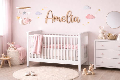 Personalised wooden name sign - personalised,