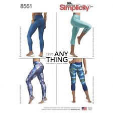 Simplicity Sewing Pattern 8561 Leggings, Sportswear AA (XS-S-M-L-XL)