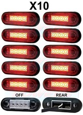 10x EASY FIT RED REAR LED