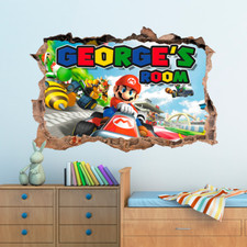 SUPER MARIO KART HOLE IN WALL