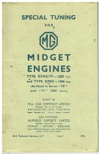 Midget tf1250 tf1500 - mg,