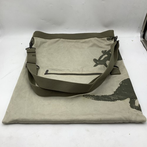 Xxl kangol tan canvas - bag, ith
