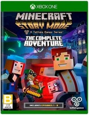 Minecraft: Story Mode- The Complete Adventure Video Game (Xbox One, 2016)