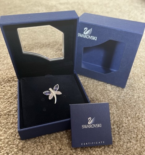 Swarovski dragonfly amethyst - dragonfly,