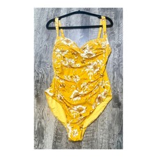 Nip Tuck Swim Yellow Floral