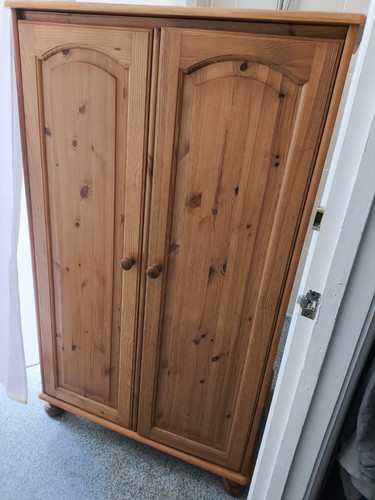 Child solid wooden wardrobe - solid,