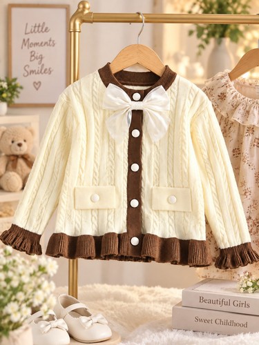 Baby girls cream - baby, brown