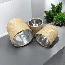 Natural hessian Light shades