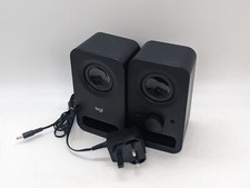 Logitech Z150 speakers 2.0 multimedia stereo sound 3.5mm wired 6W black