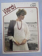 Vintage Wendy Knitting Pattern 2365 Capri - Ladies Jumper & Skirt 32"-40"