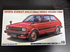 Hasegawa 1/24 TOYOTA STARLET KP61 S(3Door) MIDDLE VERSION (1980) Model Kit H FS