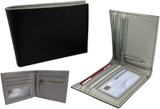 Mens Wallet Magic Grey Black