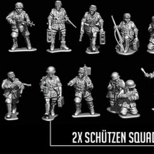 28 mm Afrika Korps Schutzen