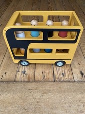 Kid’s Concept Wooden Toy Double Decker Bus