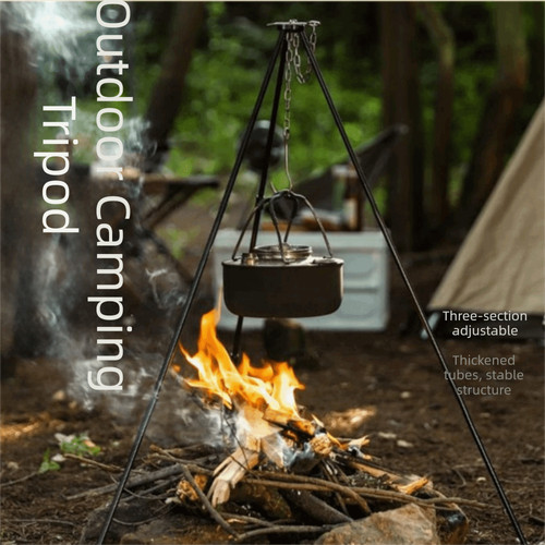 Portable camping tripod - camping,