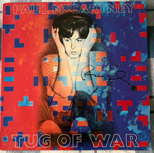 Paul McCartney Hand Signed Tug