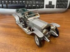 Franklin Mint 1/24 Scale 1907 Rolls Royce Silver Ghost - Silver - Loose