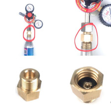 Adapter Fits Sodastream Cylinder to CO2 Regulator TR21.4-W21.8 DIN477 Kegland
