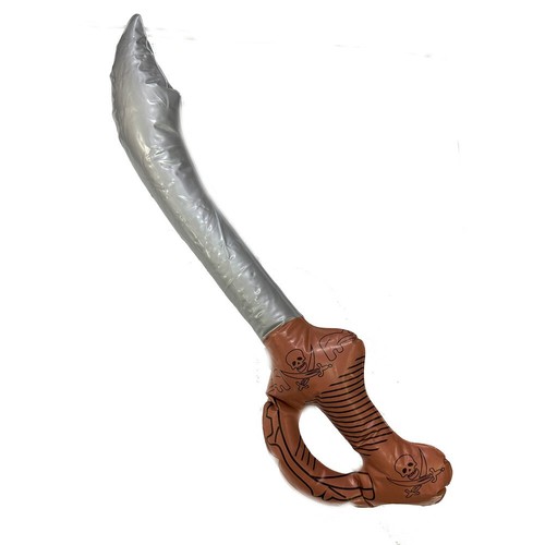 Inflatable brown grey pirate - inflatable,
