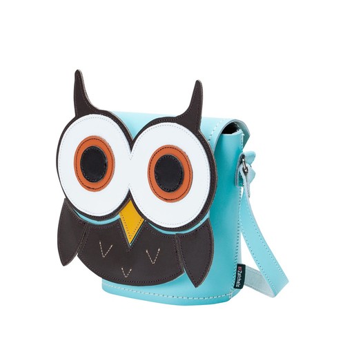 Zatchels farley owl - zatchels, blue