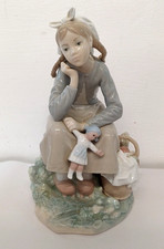 Lladro Dutch Girl with Doll