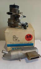 Merco 35 R/C glow engine.