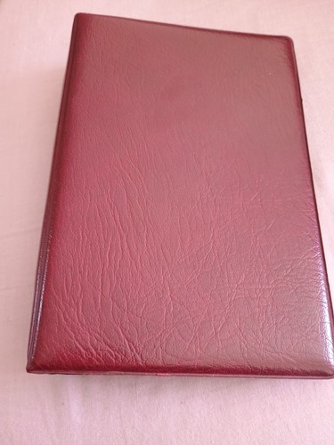 Red filofax - red,