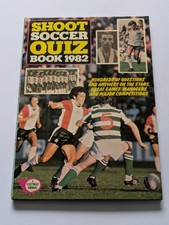 1982 Shoot Soccer Quiz Book Fleetway Annual