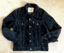 Levi's Black Denim Jacket Size Medium