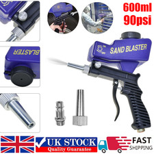Air Sandblasting Gun Hand Held Sand Blaster Portable Shot Media Blasting UK