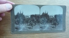 WW1 ORIGINAL 13th HUSSARS STEREOVIEW PHOTO CARD CIRCA 1915