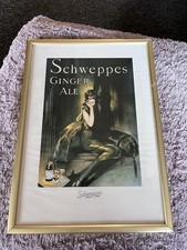 Vintage Framed Schweppes