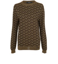 Versace Monogram Lurex Jumper