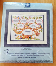 BIRTH SAMPLER AND FAMILY TREE