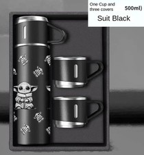 R3 - BABY YODA THEMED - Vacuum Insulated Flask Set for Hot & Cold Drinks Gifts