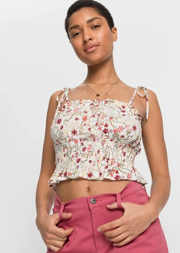 Blouse multicolour square neck