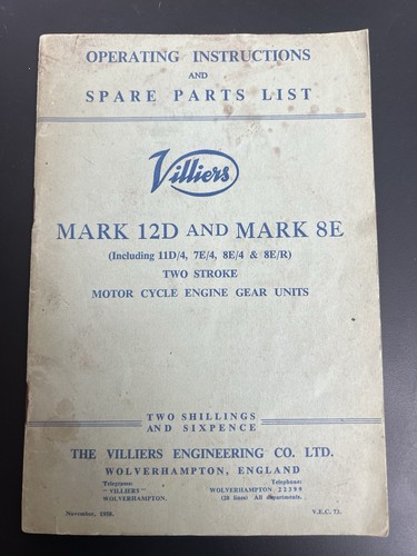 Villiers mark 12d - mark, and