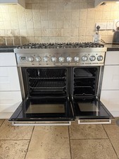 Britannia Dual Fuel Range Cooker. 90cm. East Herts Collection. Excellent