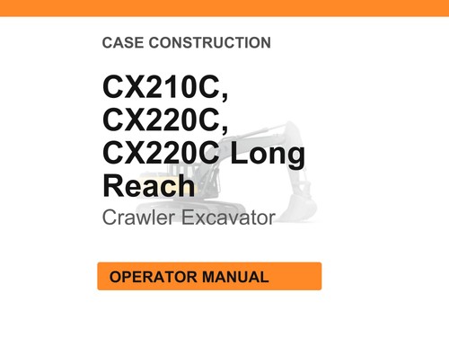 Case cx210c cx220c - case, cx220c,