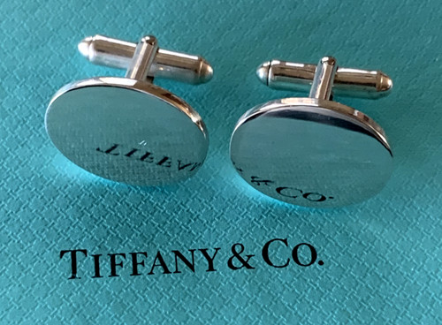 Tiffany cufflinks oval - &,